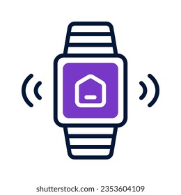 icono de reloj inteligente para tu sitio web, móvil, presentación y diseño de logotipo.