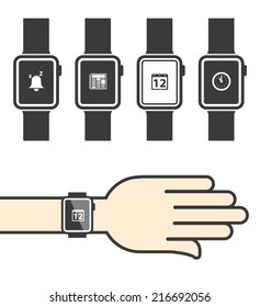 Smartwatch with Icons