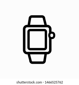 Smartwatch icon,vector illustration. Flat design style. vector smartwatch icon illustration isolated on White background, smartwatch icon Eps10. smartwatch icons graphic design vector symbols.