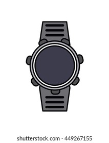 smartwatch  isolated icon design