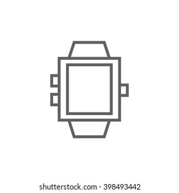 Intelligente Uhrzeilensymbol.