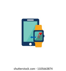 Smartwatch Mobile Logo Icon Design