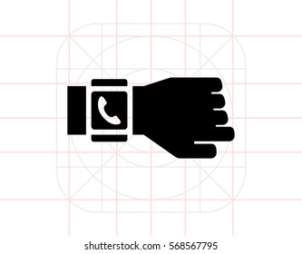 Smartwatch on hand