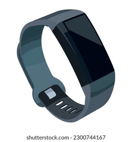 smartwatch on white background icon isolated