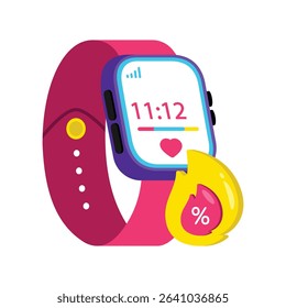 Smartwatch Sale Vector style icon. Eps 10 file