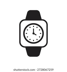 Tela Smartwatch mostrando uma face clássica do relógio analógico
