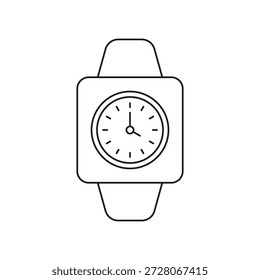 Tela Smartwatch mostrando uma face clássica do relógio analógico