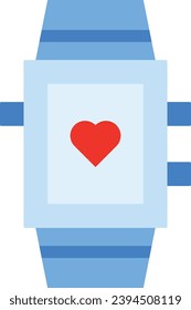 Smartwatch single vector line icon
