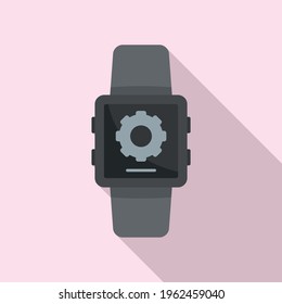 Smartwatch software icon. Flat illustration of Smartwatch software vector icon for web design