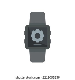 Smartwatch software icon. Flat illustration of Smartwatch software vector icon isolated on white background