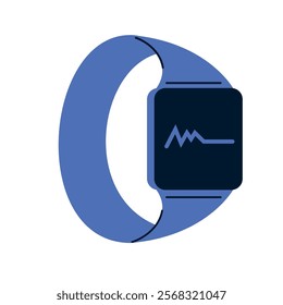 smartwatch sports equipment isolated icon