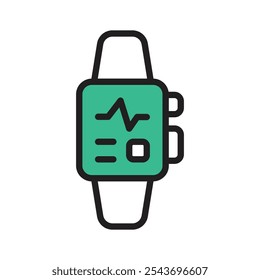 Smartwatch symbolizing wearable technology used in health and science