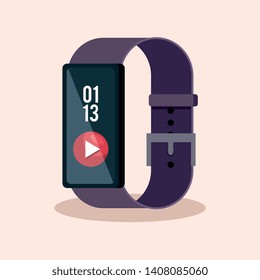 smartwatch technology with video digital app