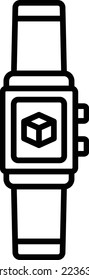 Icono vector Smartwatch. Se puede usar para imprimir, móviles y aplicaciones web.