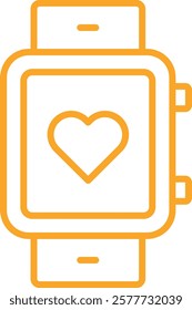 Smartwatch vector icon. Can be used for printing, mobile and web applications.