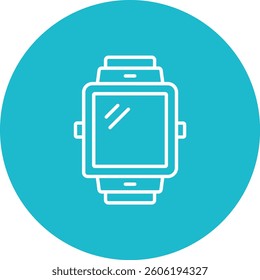 Smartwatch vector icon. Can be used for printing, mobile and web applications.