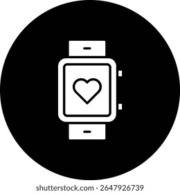 Icono de Vector Smartwatch. Se puede utilizar para aplicaciones de impresión, móviles y de Web.