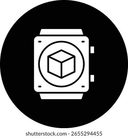 Smartwatch vector icon. Can be used for printing, mobile and web applications.