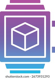 Smartwatch vector icon. Can be used for printing, mobile and web applications.