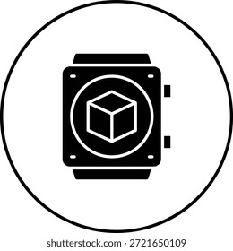 Smartwatch vector icon. Can be used for printing, mobile and web applications.