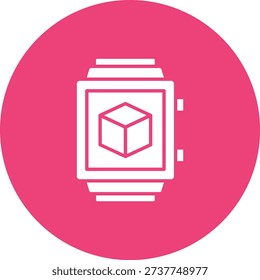Smartwatch vector icon. Can be used for printing, mobile and web applications.