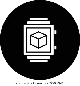 Smartwatch vector icon. Can be used for printing, mobile and web applications.