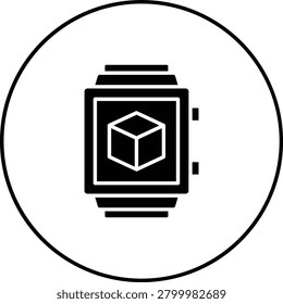 Smartwatch vector icon. Can be used for printing, mobile and web applications.