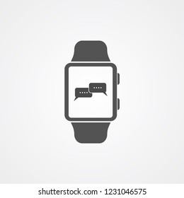 Smartwatch vector icon sign symbol