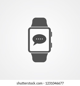 Smartwatch vector icon sign symbol