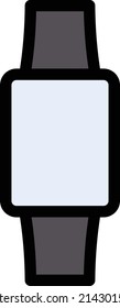 smartwatch Vector illustration on a transparent background.Premium quality symmbols.Stroke vector icon for concept and graphic design.