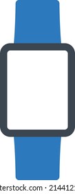 ilustración de Smartatch Vector en un fondo transparente.Símbolos de calidad premium.Icono vector glifos para concepto y diseño gráfico.