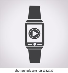 Smartwatch wearable icon