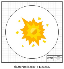 Smashed Spot with Splashes Icon