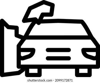 smashed vector illustration isolated on a transparent background . colour vector icons for concept or web graphics.