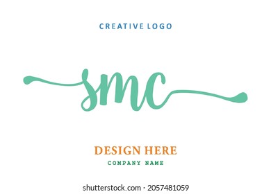 SMC lettering logo is simple, easy to understand and authoritative