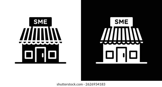 Conceito de ícone SME, ilustração de vetor