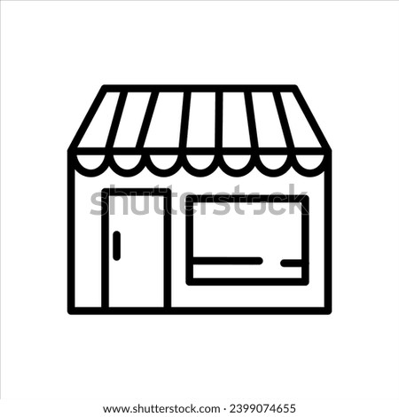 SME icon. small and medium size enterprise or startup shop front store vector logo. sme business marketplace loan service symbol set. sme stall front store icon