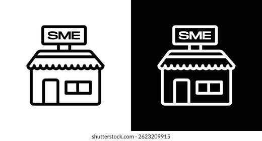 ILUSTRACIÓN VECTORIAL de iconos de PYME para Web y móvil