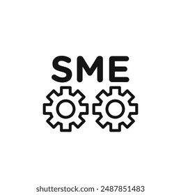 SME, small and medium enterprise icon