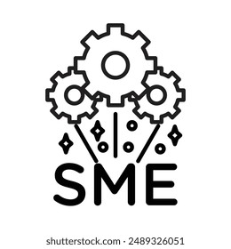 SME, small and medium enterprise icon