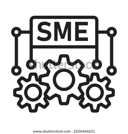 SME, small and medium enterprise icon