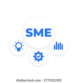 SME, small and medium enterprise, vector