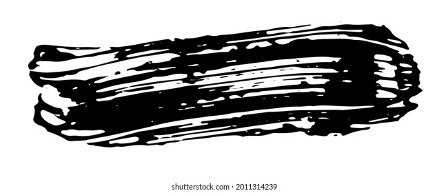 Schwarze Farbe auf weißem Hintergrund