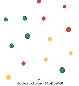 Smear paint green and yellow and red color Beautiful Seamless pattern. Perfect for your design, textile, pattern fills, box, posters, cards, web page background etc. Pattern under the mask. Vector.