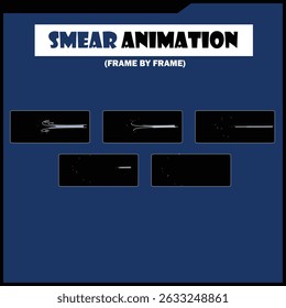 Smear Trails Animation - Fast Motion Blur Frame-by-Frame Effekt