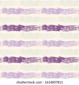 Smeared watercolor brush stripes seamless pattern. Violet and grizzly
paintbrush lines horizontal seamless texture for backdrop. Hand drown paint strokes graffiti. For garment.