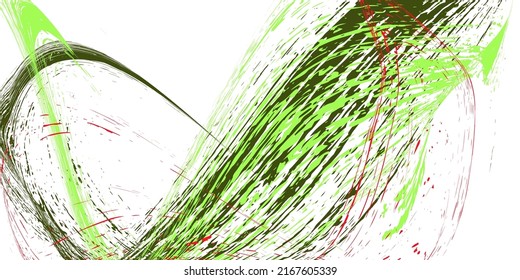 Smears or splashes of multi-colored paint on a white background. Dust and debris are smeared. Graffiti element. Design template for the design of banners, posters, booklets, covers, magazines. EPS 10