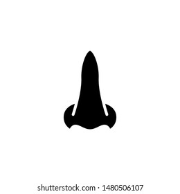 Smell Icon , Best Logo Template Design Emblem Isolated Illustration , Logo Vector Symbol Outline Solid Background White
