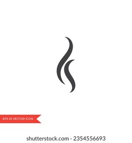 Smell icon. Hot aroma, stink, cooking steam, smelling, vapor, smoking, odor
