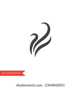 Smell icon. Hot aroma, stink, cooking steam, smelling, vapor, smoking